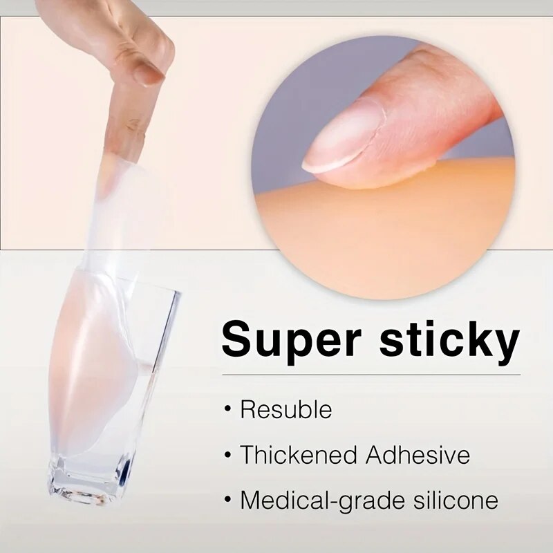 1Pairs Silicone Nipple Cover L - Silicone Bra Adhesive ulasan dan harga