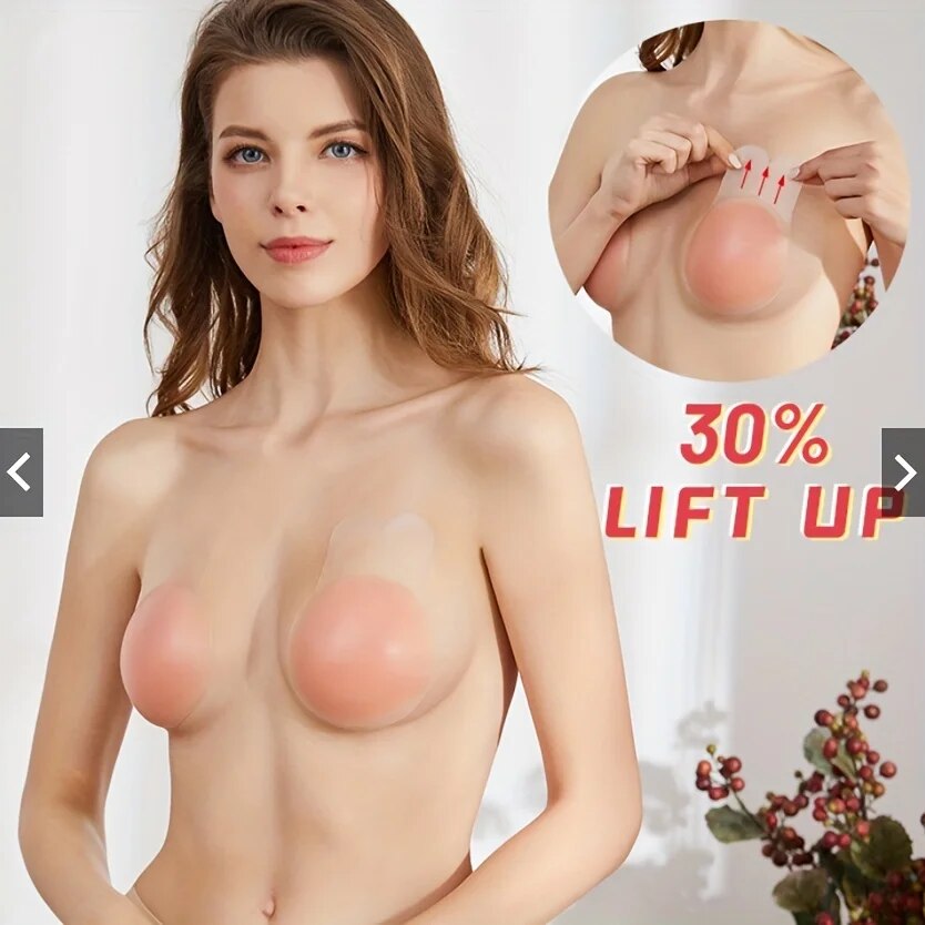 1Pairs Silicone Nipple Cover L - Silicone Bra Adhesive ulasan dan harga