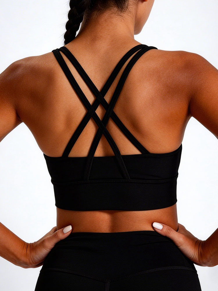 New Women's Solid Color High I - Sports Bra High Impact ulasan dan harga
