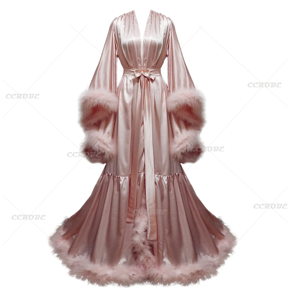 Customized Bathrobe for Women  - Robe Silk Women ulasan dan harga