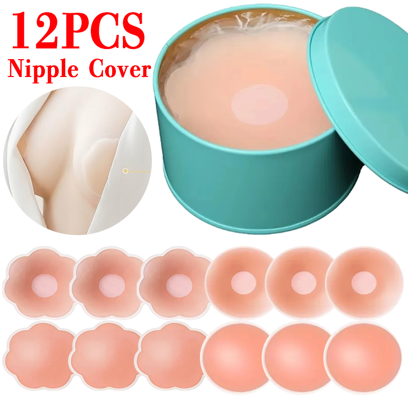 6/12PCS Invisible Self Adhesiv - Silicone Bra Adhesive ulasan dan harga