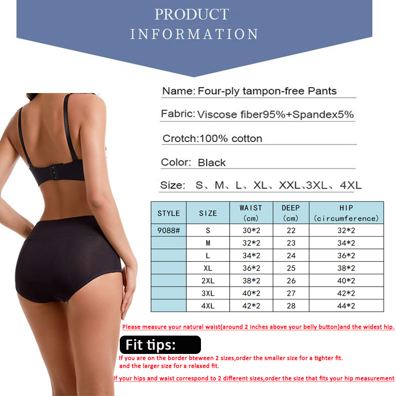 4-Layer Absorbent Leakproof Me - Period Panty Absorbent ulasan dan harga