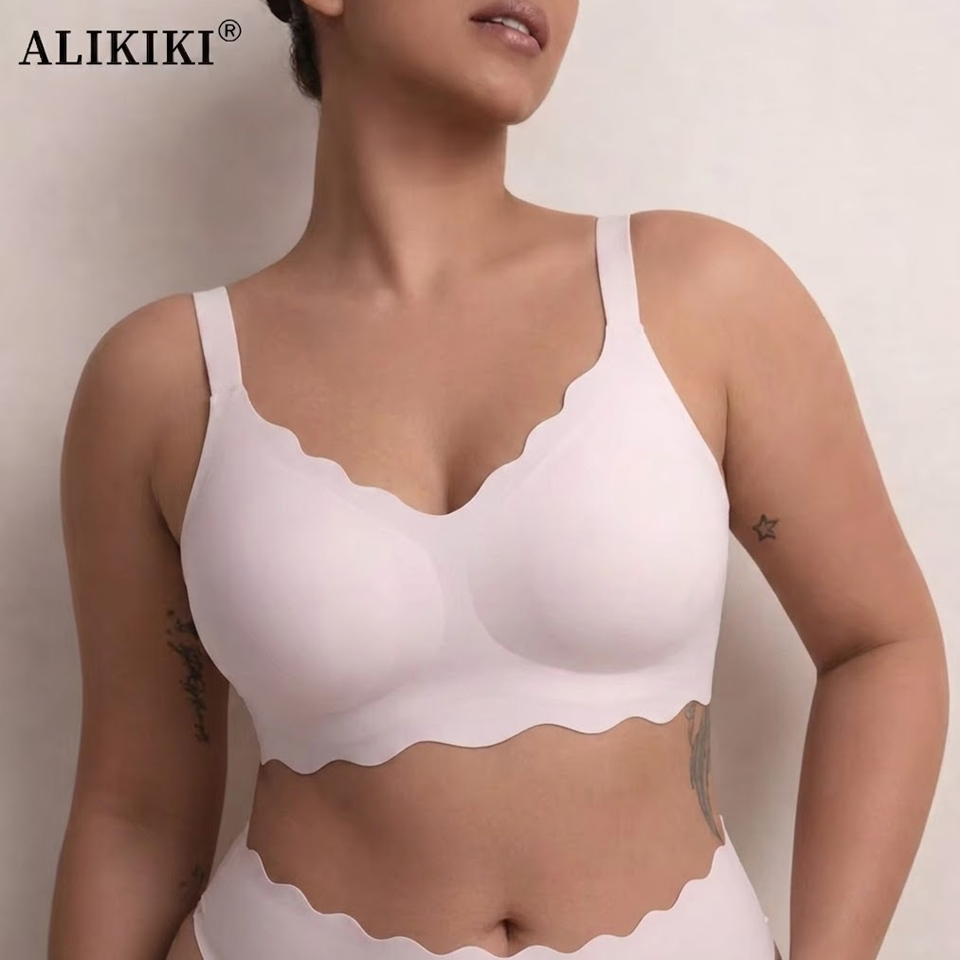 Seamless Wireless Supportive B - Bralette Wireless Soft ulasan dan harga