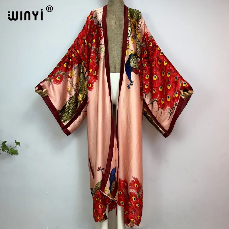 WINYI 2026 Summer Women Cardig - Robe Silk Women ulasan dan harga